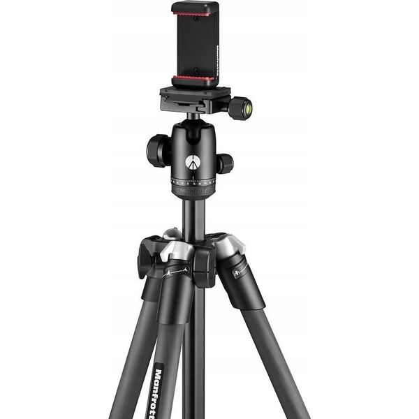 Statyw Manfrotto Manfrotto tripod Element MII Mobile Bluetooth Carbon MKELMII4CMB-BH, black