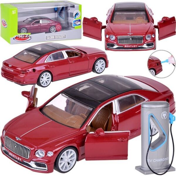 Jokomisiada Auto metalowe Bentley Flying Spur Hybrid limuzyna dźwięk światła ZA5046