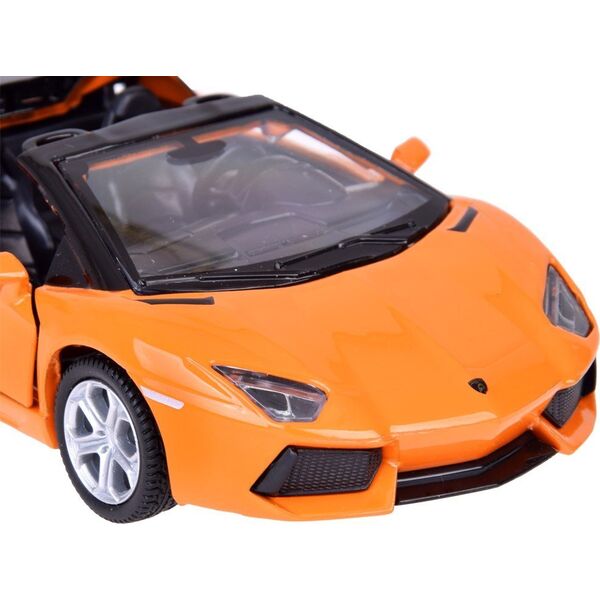 Jokomisiada Auto metalowe model Lamborghini Aventador Roadster 1:32 interaktyw. ZA5053