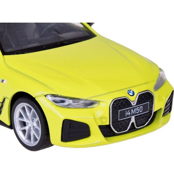 Jokomisiada Auto metalowe Elektryczne BMW i4 M50 Gran Coupe dźwięk światła ZA5044