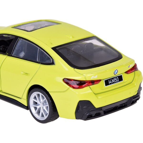Jokomisiada Auto metalowe Elektryczne BMW i4 M50 Gran Coupe dźwięk światła ZA5044