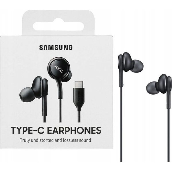 Słuchawki Samsung HEADPHONES SAMSUNG AKG USB-C BLACK