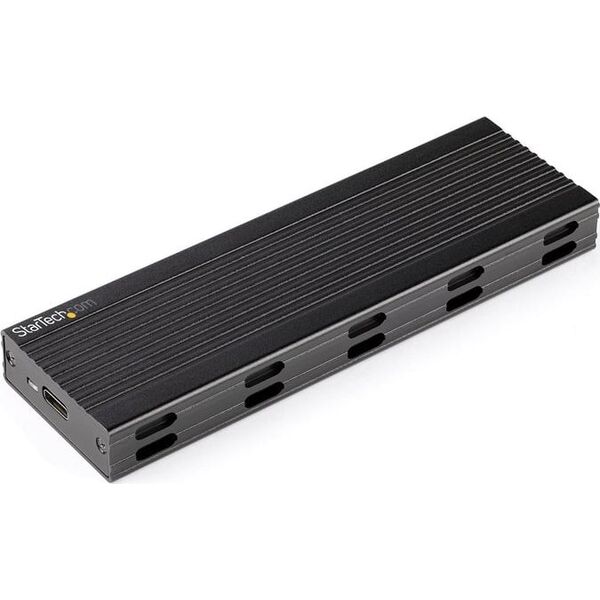 Kieszeń StarTech StarTech SM2E1BMU31C obudowa do dysków twardych Obudowa SSD Czarny M.2