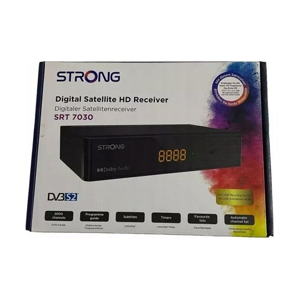 Tuner TV M_Micro Strong SRT7030 HD Sat-Receiver DVB-S2