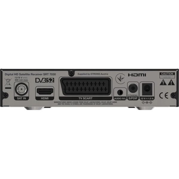 Tuner TV M_Micro Strong SRT7030 HD Sat-Receiver DVB-S2