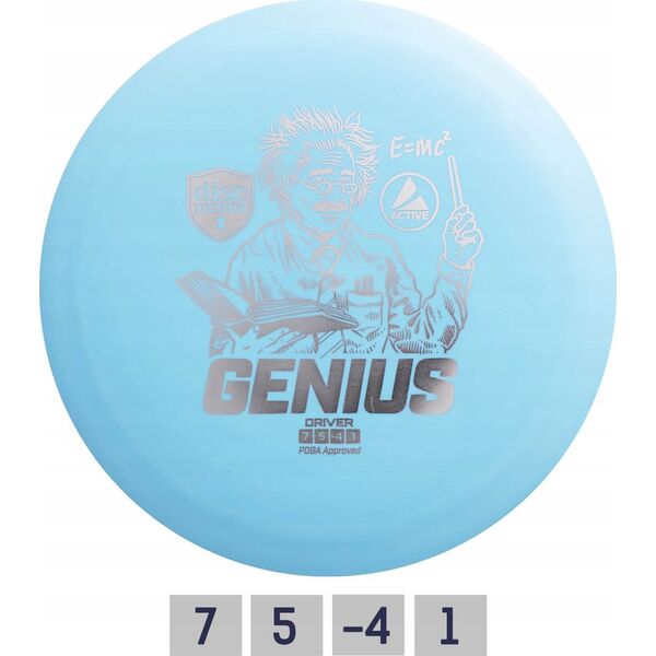 Discmania Discgolf DISCMANIA  Fairway Driver  GENIUS Active Light Blue 7/5/-4/1