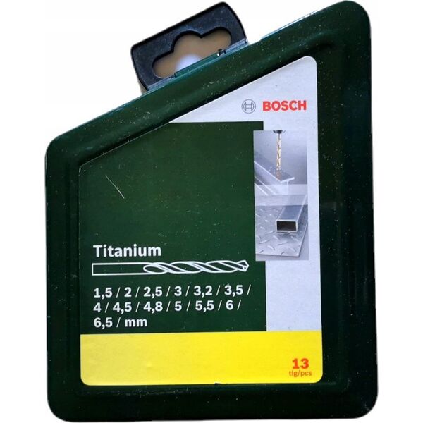 Wiertło Bosch COMPLECT HSS TIN PROMOLINE, 13 PCS