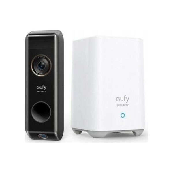 Eufy Eufy Video Doorbell Dual - Add-on - Turklingel - kabellos - 802.11b/g/n - Schwarz
