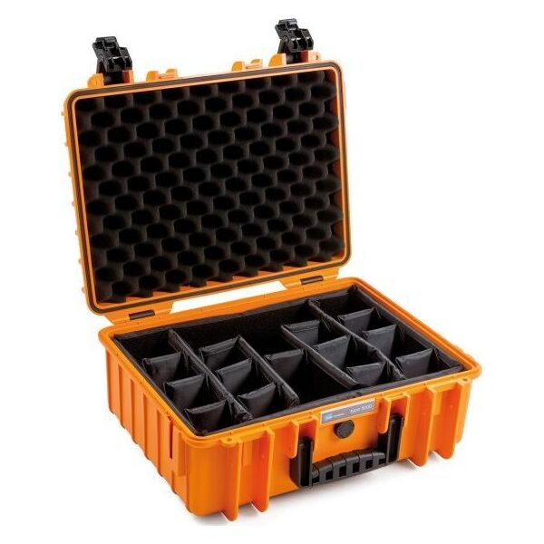 Walizka foto B&W International B&W Outdoor Case Type 5000 orange incl. divider system