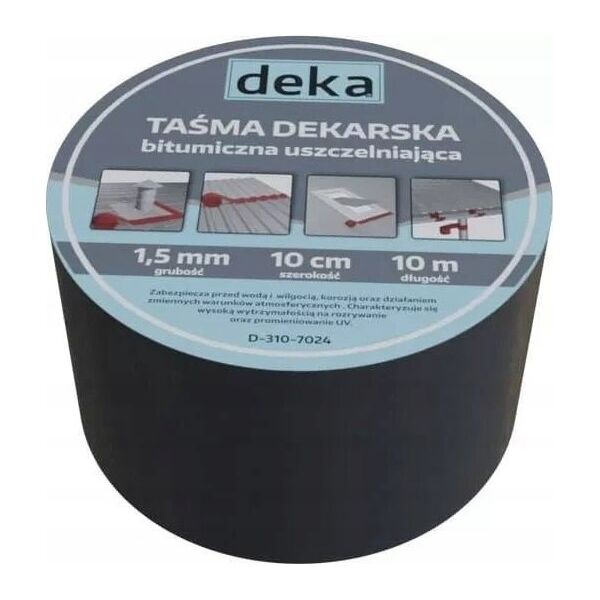 Tytan TAÅMA USZCZELNIAJÄCA DEKARSKA ALUBUTYL 10CM*10MB CZARNY