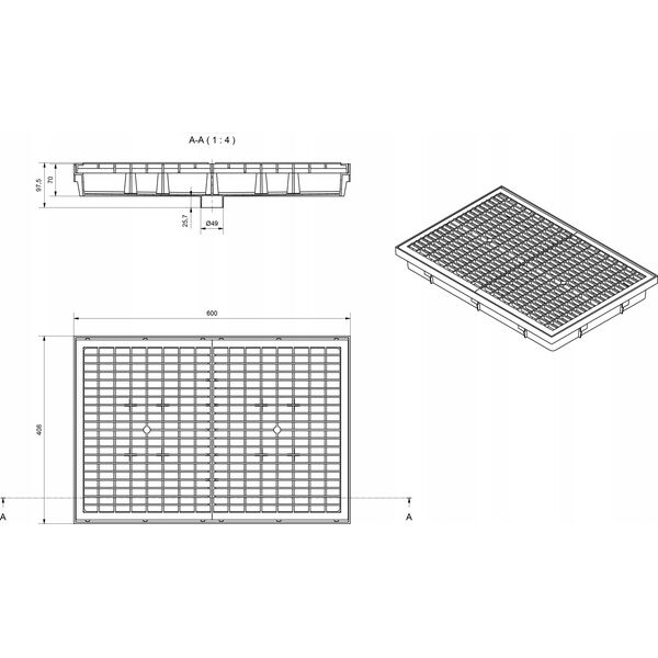 Sourcing DOORMAT PLASTIC WITH RUBBER 60X40