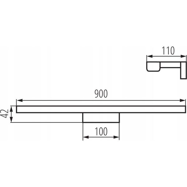 Kinkiet Kanlux WALL LIGHT ASTEN IP44 15W-NW-B 26685