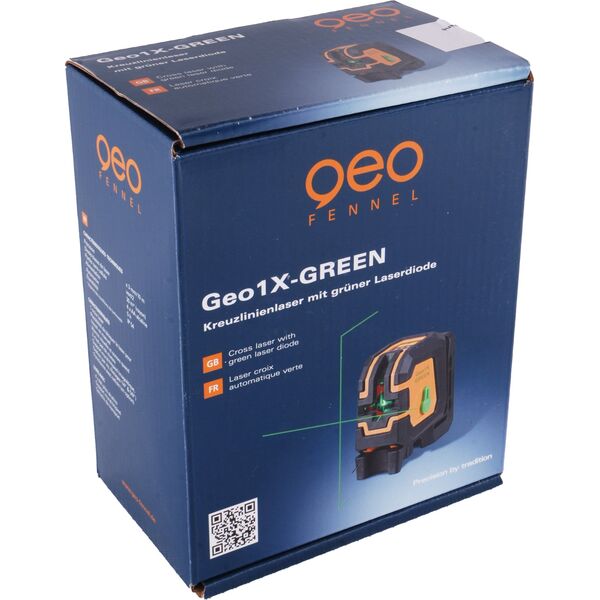 Geo Fennel Green cross line laser Geo-Fennel Geo1X GREEN