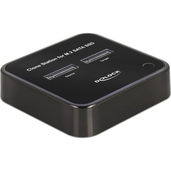 Delock Delock - SSD-Dockingstation Schachte: 2 - M.2 - M.2 Card - USB-C 3.2 (Gen 2) - Schwarz