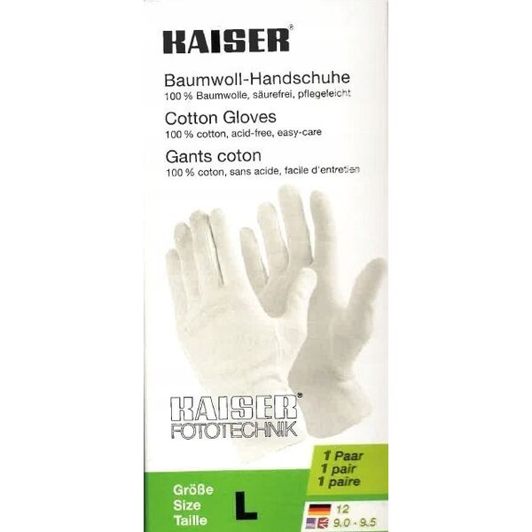 Kaiser Kaiser Gloves Cotton Size L
