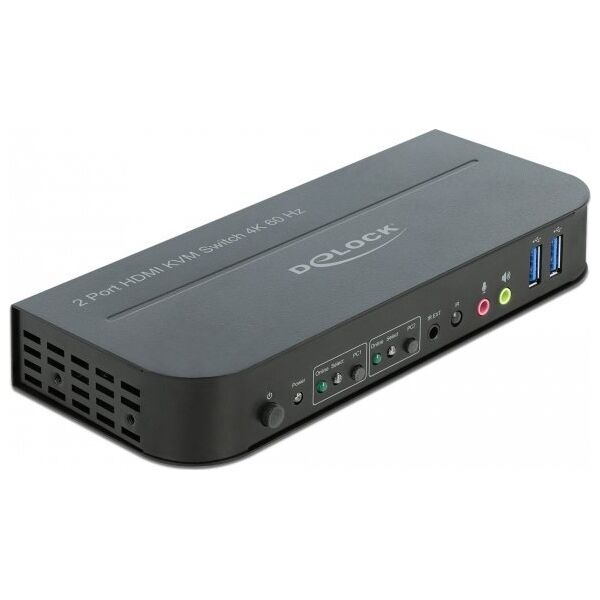 Przełącznik Delock DeLOCK Switch HDMI KVM 4K 60Hz w. USB 3.0 + A - 11481