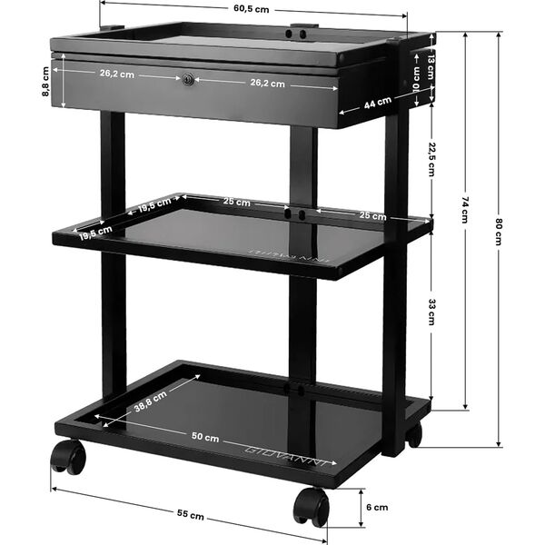 Activeshop Asystor do tatuażu Pro Ink 1040A czarny