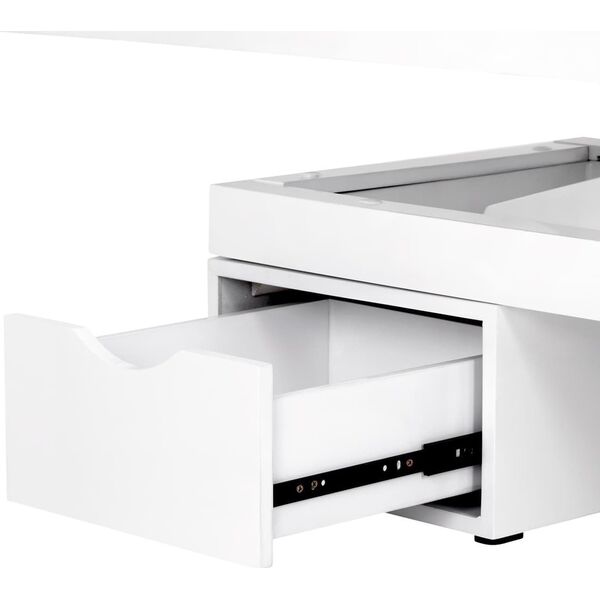Activeshop Spa leżanka kosmetyczna Azzurro 815B świecąca white podgrzewana
