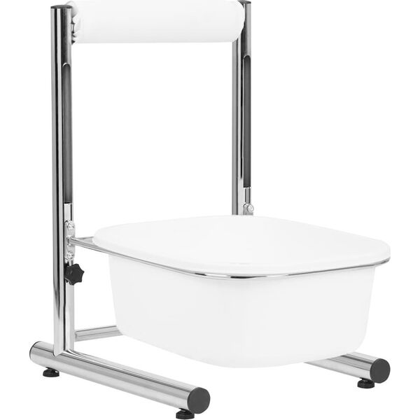 Activeshop Brodzik do pedicure z regulowaną wysokością chrom