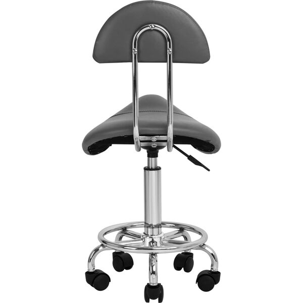 Taboret kosmetyczny 6001 szary