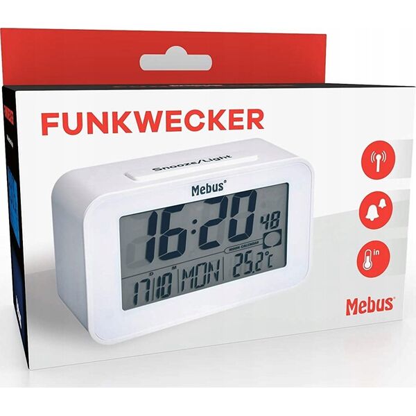 Lampka biurkowa Mebus Mebus 51461 Radio Alarm Clock