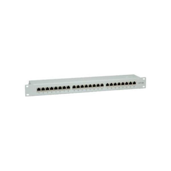 Triton VALUE Patch panel kat. 6A (klasa EA) 19, 24 P, ekranowany, szary