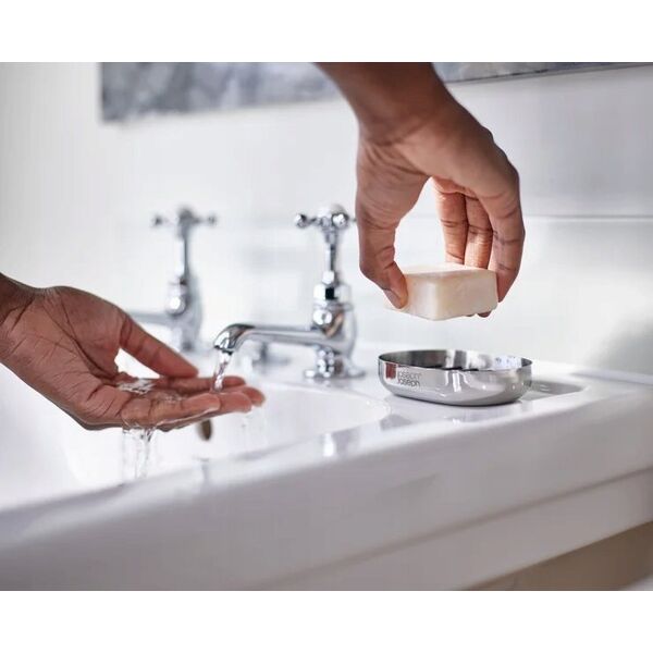 Joseph Joseph Joseph Joseph EasyStore Luxe Soap Dish    Stainless Steel