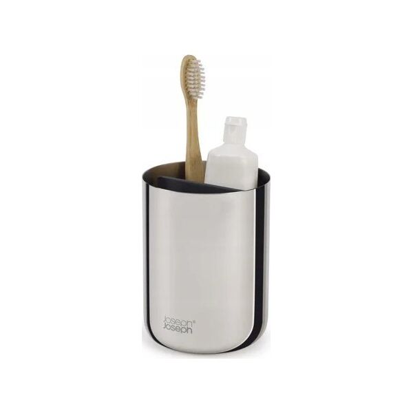 Joseph Joseph Joseph Joseph EasyStore Luxe Toothbrush Caddy Stainless Steel
