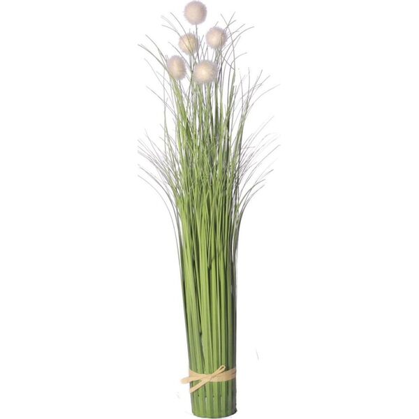 Saska Garden SZTUCZNA TRAWA FEJKA JAK ŻYWA Z BIAŁYMI KULKAMI 70 CM