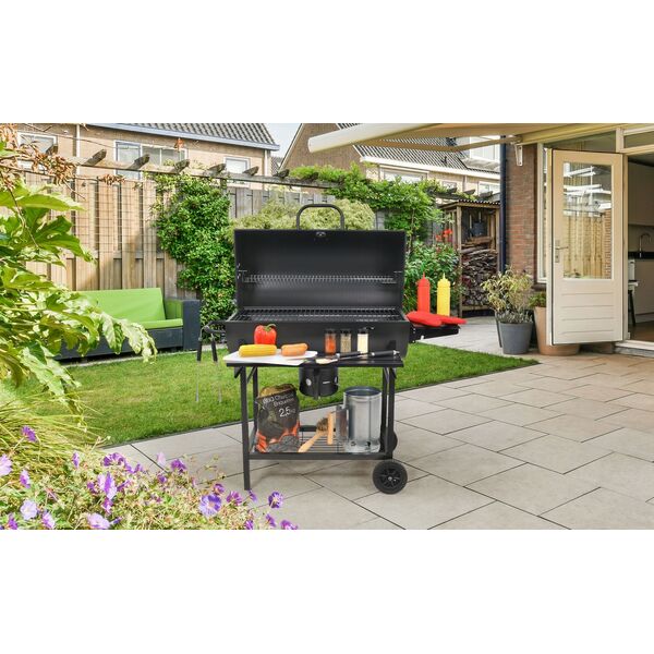 Toya LUND CHARCOAL GRILL WITH COVER GRID 71x35cm
