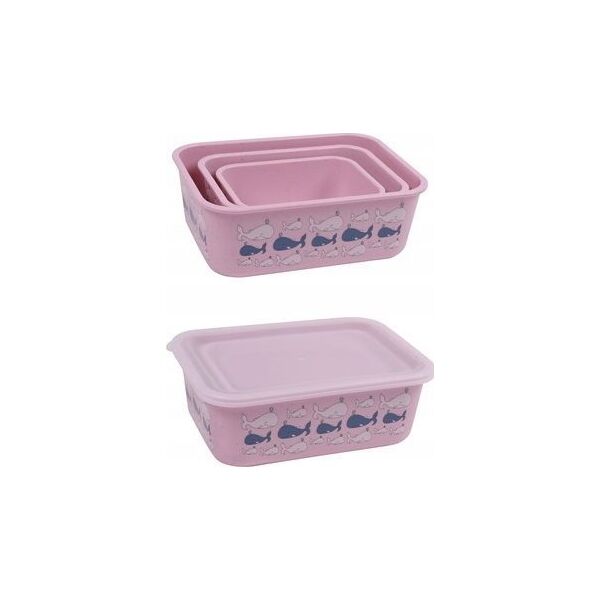 Stoneline Stoneline | Awave Set of storage box | 21940 | Storage box | 3 pc(s) | Dishwasher proof | Rose