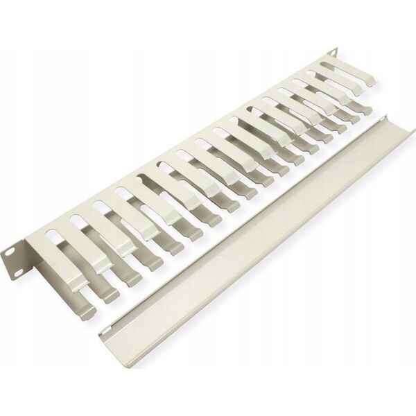 Triton VALUE 19 Płyta przednia 1 U z kanałem manewrowym 40 x 80 mm, szara
