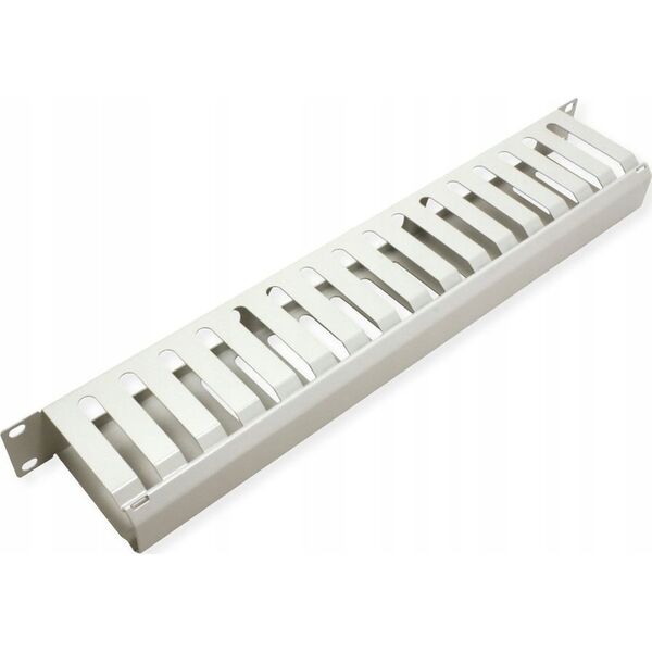 Triton VALUE 19 Płyta przednia 1 U z kanałem manewrowym 40 x 80 mm, szara