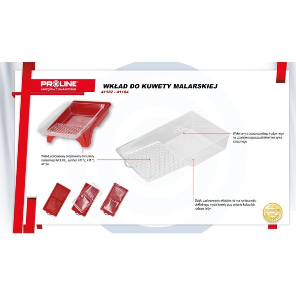 Pro-Line WKŁAD DO KUWETY MALARSKIEJ PROLINE, 380X320MM, PROLINE