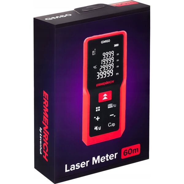 Dalmierz laserowy Ermenrich Ermenrich Reel GM60 Laser Meter