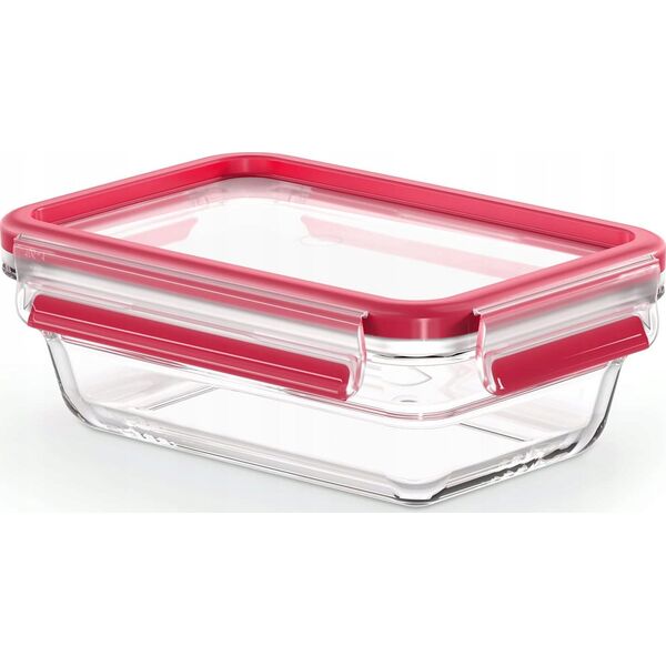 Emsa Emsa Clip&Close Glass Food Container Square 700 ml