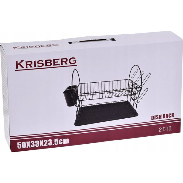 KRISBERG SUSZARKA DO NACZYŃ 2 POZIOMOWA 50 X 23 X 33 CM KRISBERG KS-2510