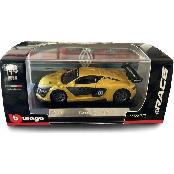 Bburago Renault Sport Metallic Yellow BBURAGO