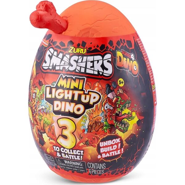 Smashers Smashers 5 Mini Light Up Dino, 6 pcs in PDQ