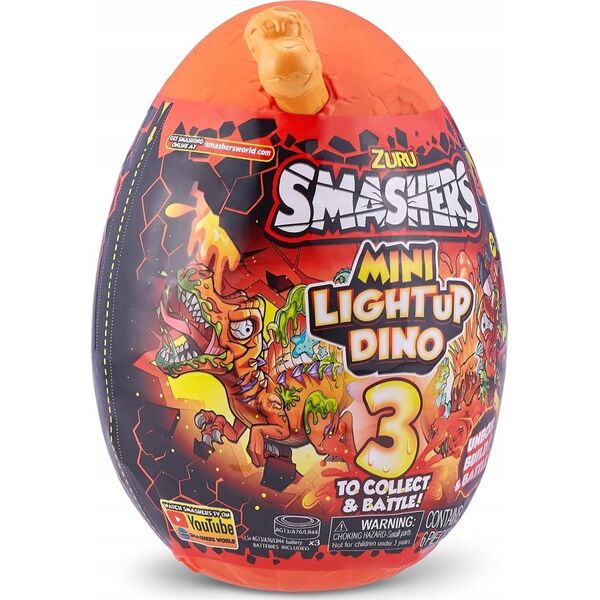 Smashers Smashers 5 Mini Light Up Dino, 6 pcs in PDQ