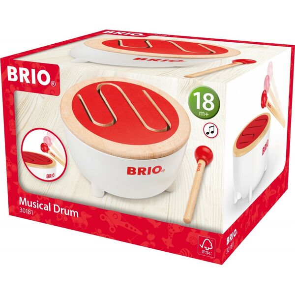 Brio Brio Infant BRIO muzikinis žaislas Drum, 30181