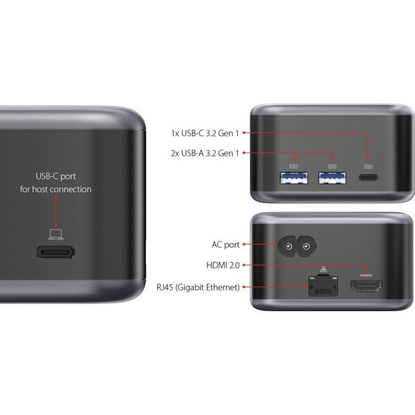 Stacja/replikator LMP PowerDock USB-C (25189)