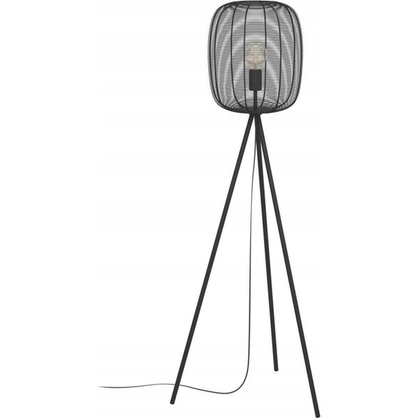Lampa podłogowa EGLO FLOOR LAMP RINROE E27 140.5CM 43968 BL