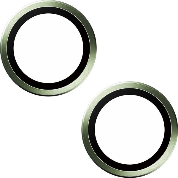 PanzerGlass PanzerGlass Hoops Camera Protector iPhone 15, 15 Plus Green