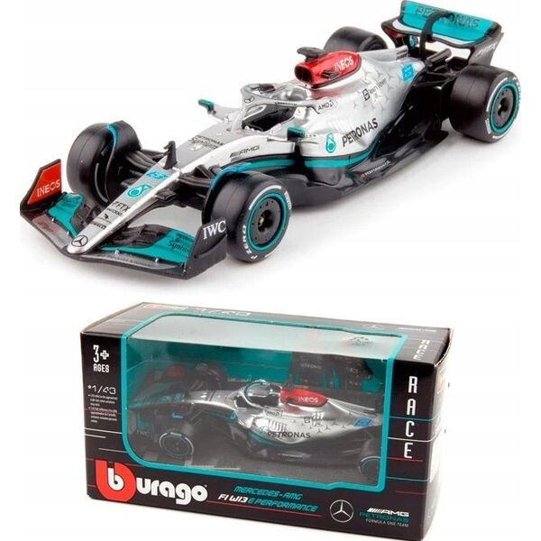 Bburago Bolid F1 Mercedes-AMG W13 E Russel 1:43 BBURAGO