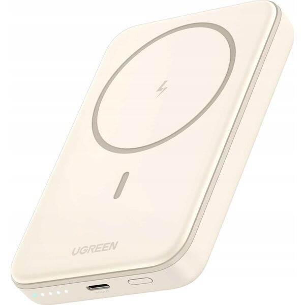 Powerbank Ugreen UGREEN 10000mAh Mini Powerbank Wireless 20W with MagSafe white