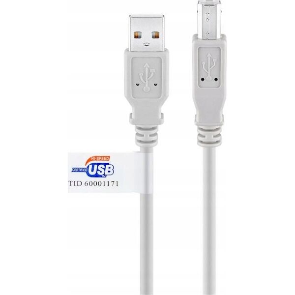 Kabel USB Goobay Goobay USB 2.0 A/B Certificeret 3 mete