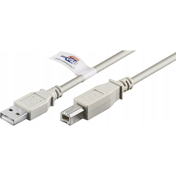 Kabel USB Goobay Goobay USB 2.0 A/B Certificeret 3 mete