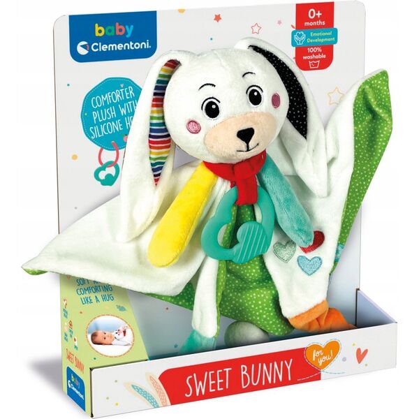 Clementoni TOY RATTLE SWEET BUNNY 0 MON 17791