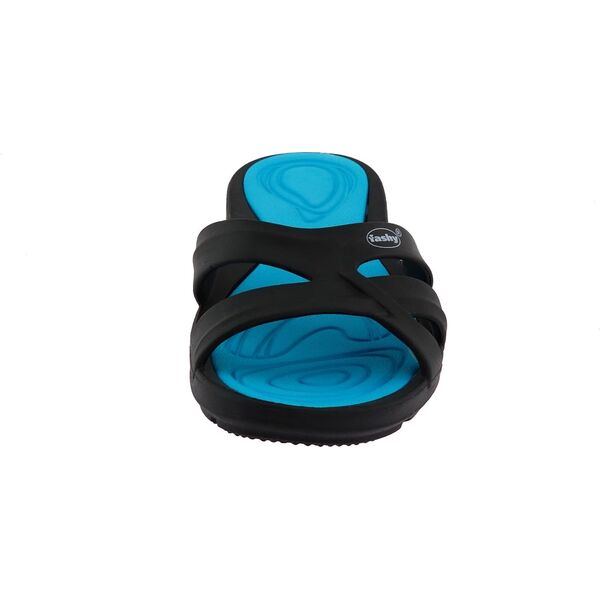 Fashy Slippers for ladies FASHY MAYFIELD 7659 52 42 black/turquoise